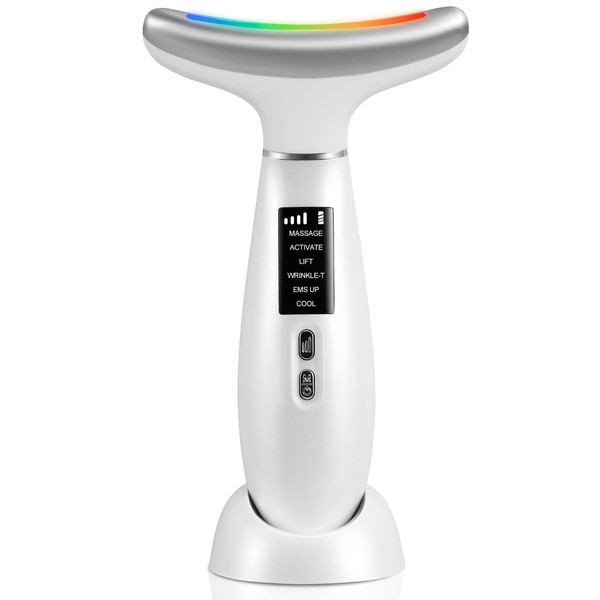 Face Massager, Anti-Wrinkle Face Device with 6 Modes and 4