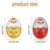 JINJUMEI Pack of 4 Egg Timers for Cooking (Soft/Medium/Hard) Colour-Changing