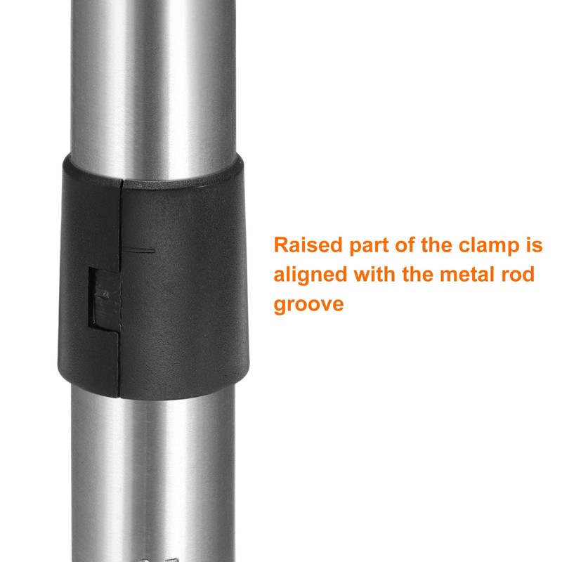 HARFINGTON 6 Pairs Wire Shelf Clips 1-1/2"(38mm) ABS Plastic Shelf