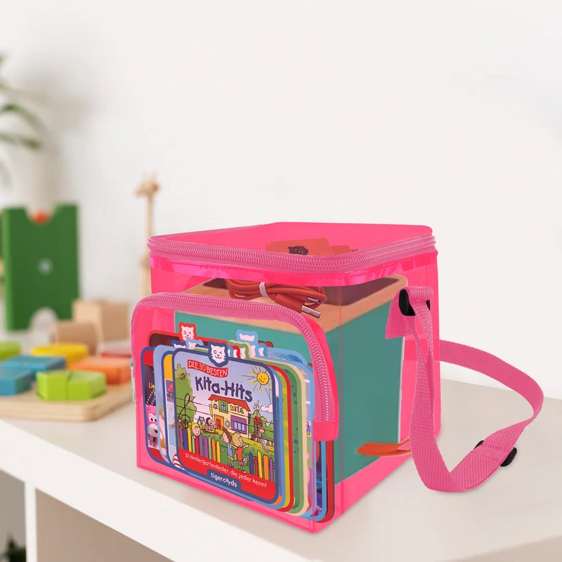 Carry Case for Tonie Characters and Toniebox, Clear Bag for
