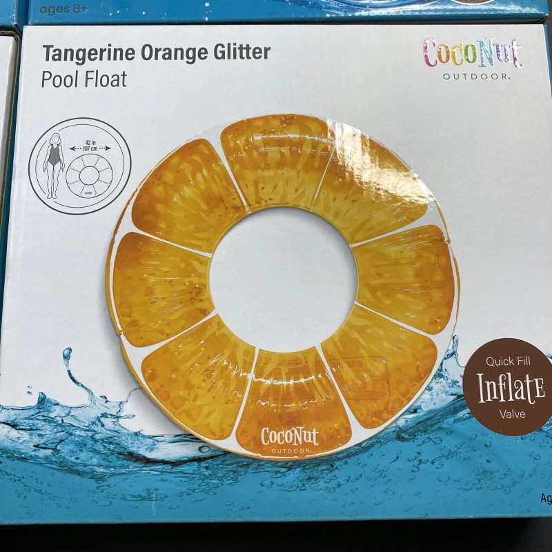 Does Not Apply Pool Ring Float LOT OF 2 Glitter
