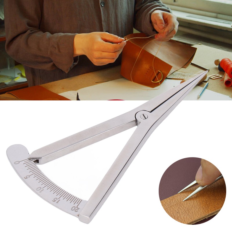Marking Gauge DIY Hand Made Leather Art Stainless Steel Adjustable