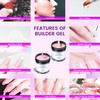 AIJIMEI 150g Builder Hard Gel Nail Set Pink Nude Colors