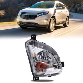 Right Fog Lights Compatible With 2018 2019 2020 Chevy equinox Passenger Side Fog Lamp With Signal Light (Right)