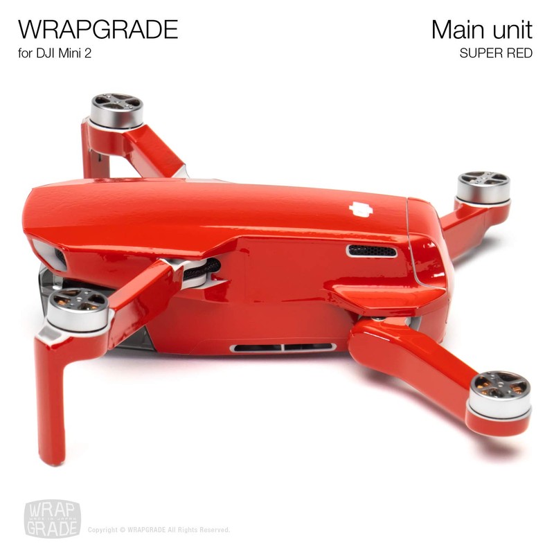 Wrapgrade Skin Sticker Set Compatible with DJI Mini 2 (Super