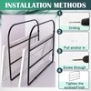 WANGDEFA 6 Pack Base Cabinet Tray Dividers Sheet Pan Rack