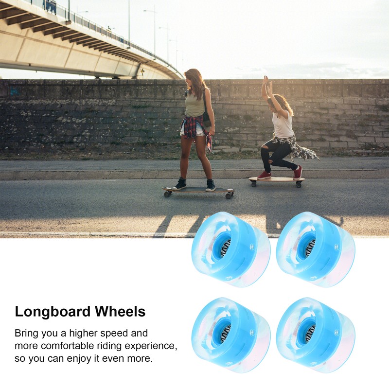 78A 60x45mm HighElastic Skateboard Flash Wheel PU Filling for Longboard
