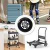 Joyangy 75 x 24mm Luggage Wheels Replacement, 2Pcs Rubber Suitcase
