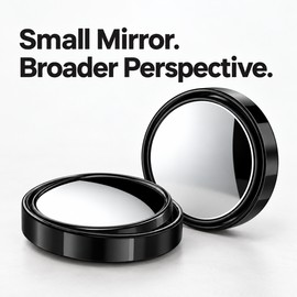 Round Blind Spot Mirrors for Car Side-View Assistance – Compact Suction Cup Design for Parking and Reversing (2 Pack)