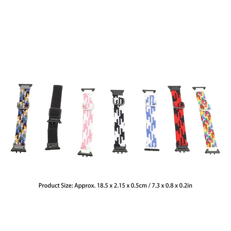 7 Packs Replacement Nylon Watch Band Elastic Braided Sport Watch