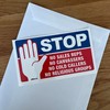 stika.co Stop Cold Calling Door Sticker - No Cold Callers