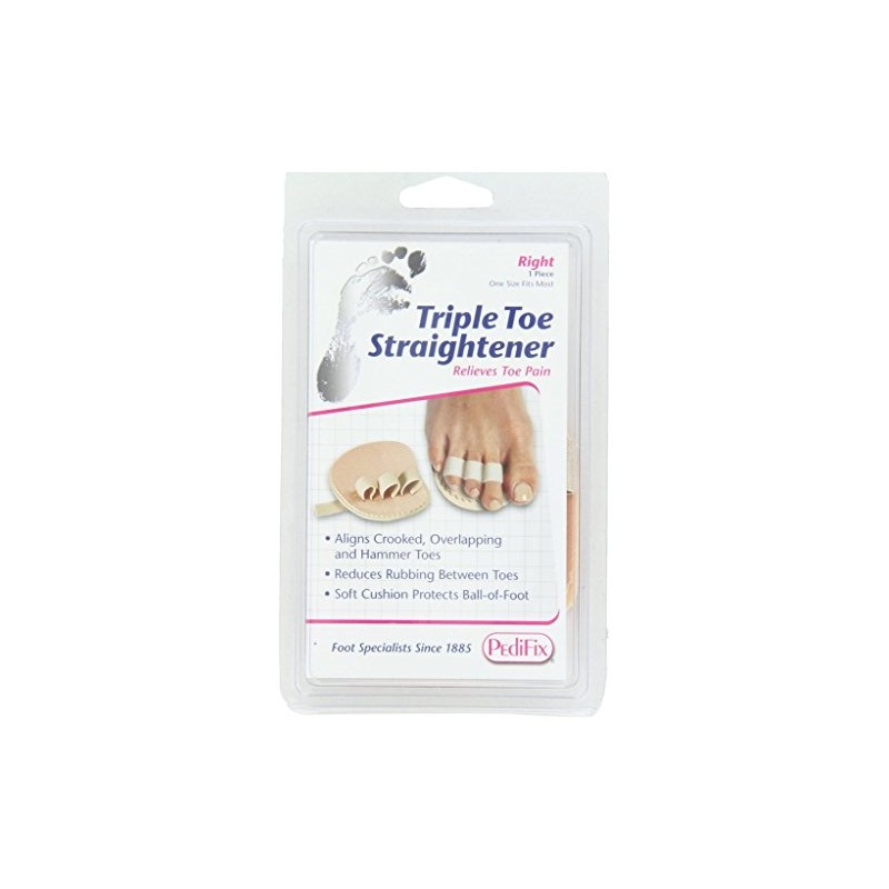 PediFix Triple Toe Straightener, Right Foot