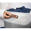 Mangata 25|28|30|33cm Fabric Storage Boxes, Set of 4 Storage Cubes(25x25x25cm,