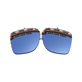 Vonxyz Lenses Replacement for Oakley Castel OO9147-63mm Sunglass - Chrome MirrorCoat Polarized