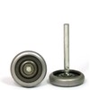 Steel Garage Rollers - 3" with 10 ball-bearings (10-pack)