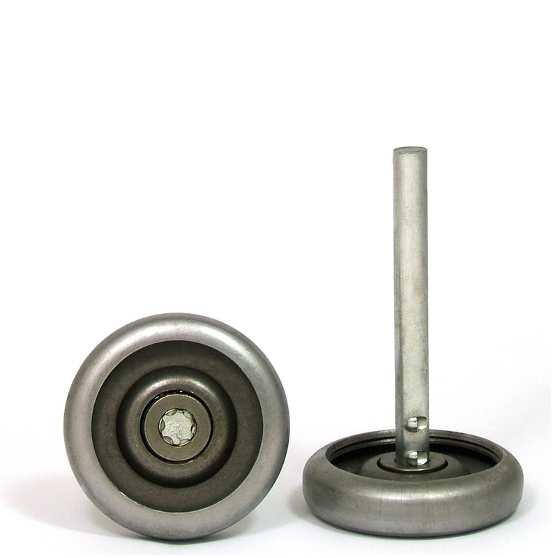 Steel Garage Rollers - 3" with 10 ball-bearings (10-pack)