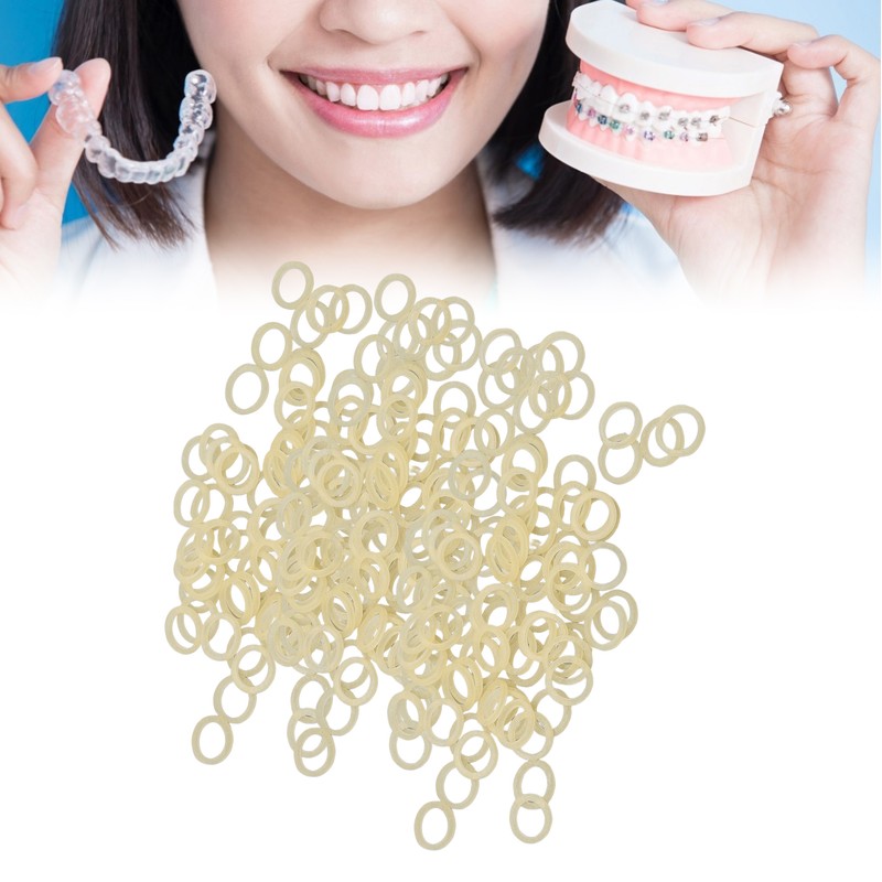 5000 Pcs 1/4 Inch Orthodontic Elastic Rubber Bands 3.5Oz Small
