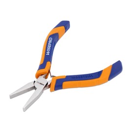 WISEPRO 5 Inch Mini Flat Nose Pliers, Smooth Jaw Pliers, for Jewelry/Craft Making, Repairing