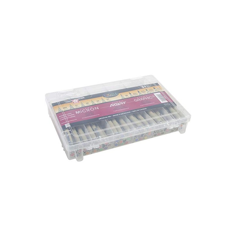 Pigma Sakura 50050 Ink Artist's Gift Set, 59-Piece