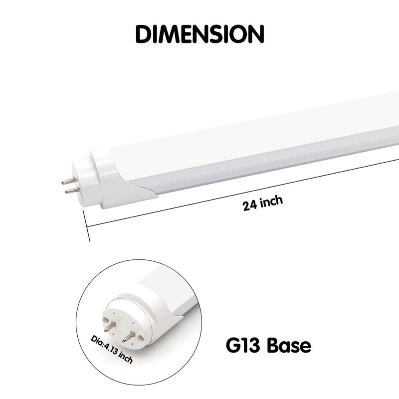 T8 T10 T12 2FT LED Light Tube - 8W LED