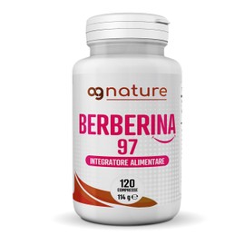 AG nature Berberina HCL 500 mg 120 Tablets - Natural Dietary Supplement with High Dosage for Cardiovascular and Cardiometabolic Wellbeing