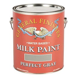 General Finishes Water Based Milk Paint, 1 Gallon, Perfect Gray