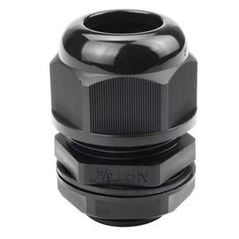 XHF 20 Pcs 3/4" IP68 Strain Relief Nylon Cord Grip Waterproof NPT Cable Glands Adjustable UL Listed and RoHS Compliant(Black)