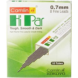 CAMLIN HI PAR MECHANICAL PENCIL LEADS REFILL 0.5/0.7/0.9/2.0 MM (0.7mm (B))
