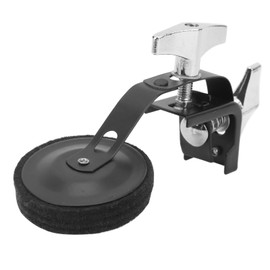 Felt Drum, Metal Knobs Low Noise Adjustable Clamp On Drum Muffler Internal Tone Control System Compact Size Stable for Eliminating Overtones