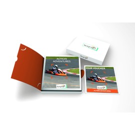 Buyagift Action Adventures Gift Experience Box - 710 adrenaline fuelled experiences from driving blasts to indoor skydiving