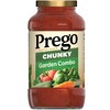 Prego Chunky Garden Combo Pasta Sauce, 23.75 Oz Jar