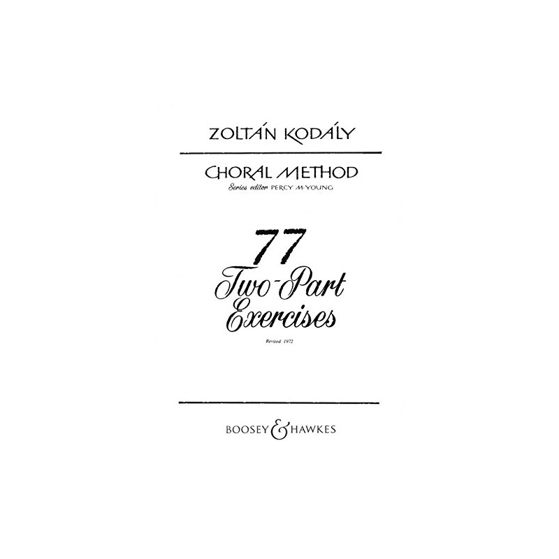Choral Method: 77 Two-Part Exercises. Vol. 5. children's choir.