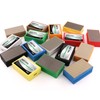 BSRTTOOL Diamond Hand Polishing Pads Sanding Blocks Foam Backing for