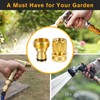 3/4 Inch Brass Garden Hose Quick Connectors Durable Quick Connect