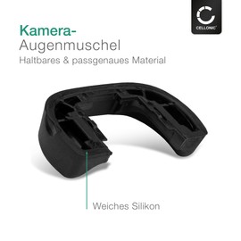CELLONIC Viewfinder Eyecup Compatible with Sony Alpha 7R (ILCE-7R) / Alpha 77, A77 II, A68 Eyepiece, Viewfinder Eye Cup Eyepiece, Camera Anti-Glare