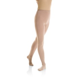 Mondor 3337 Light Tan Footed Evolution Figure Skating Tights 12-14