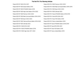 Tusk Off-Road Tusk Cargo Rack Black Powder Coated for Polaris RZR XP 4 1000 Sport 2022-2023