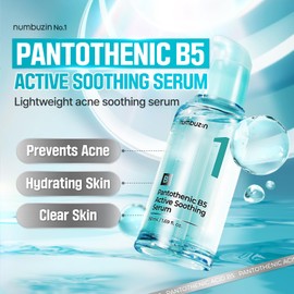 numbuzin numbuzin No.1 Serum | Pantothenic B5 Active Soothing Serum | light facial serum, reduces excess sebum, relieves acne, pantothenic acid, moisturizing | 50ml