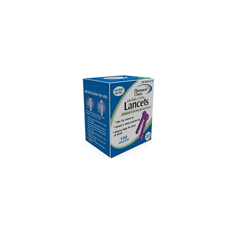 Clever Choice Pharmacist Choice Twist Top 30G Lancets 100/bx