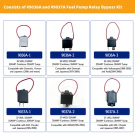 9038A Pack of 12 Relay Bypass Switch Kit and Diagnostic Scan Switch Kit with Amp Loop