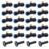 20 Pack Brass Misting Nozzle,1/4'' Slip-Lock Misting Nozzle Tees Misting