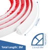 DADERXY Flexible Quarter Round Molding, Peel and Stick Quarter Round
