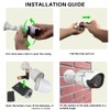 JUSTOP Dummy CCTV Cameras, 2x Fake Bullet Security Camera With