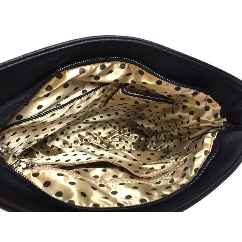 Glamorous Starlight Rhinestones Crossbody Bag Little Hobo Black Bling Purse