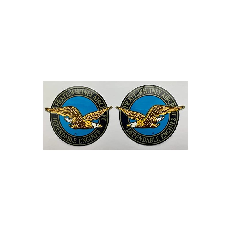 ItsYourAirplane.com Pair of Pratt & Whitney Aircraft Engine Decals -