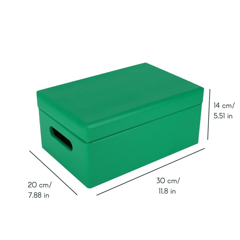 Creative Deco Large Wooden Box, 30 x 20 x 14