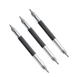 Opexicos 3Pcs DIY Ceramics Engraving Tool Durable Anti Slip Handle Lettering Alloy Tip Double End Etching Pen Scriber Marking Engraving Tools