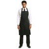 Whites Chef's Bib Apron Kitchen Cooking and Barbecue for Men and Women | Black | Polycotton | Size: 965(L) x 711(W)mm | A279