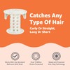 SinkShroom The Revolutionary Sink Drain Protector Hair Catcher/Strainer/Snare, White