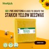 Stakich Yellow Beeswax Block - Natural, Triple Filtered - 1